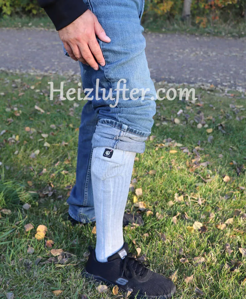 Savior Beheizbare Socken mit 7,4V Akku – Wiederaufladbare Heizsocken für Damen & Herren