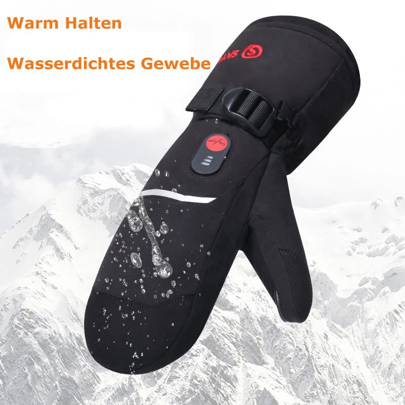 Savior Beheizte Fäustlinge - 7.4V Elektrisch Wiederaufladbar | Für Ski, Wandern & Outdoor