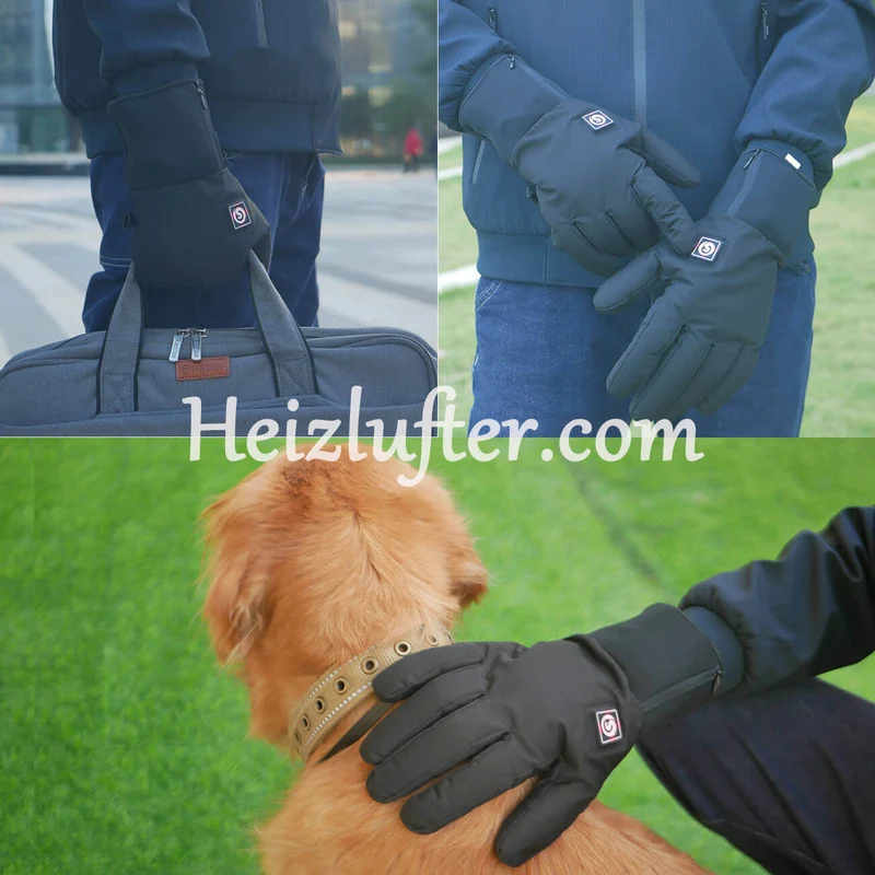 Wiederaufladbare Batterie Beheizte Handschuhe | Unisex Moderate Dicke Hand Warmer Retter Beheizte Handschuhe