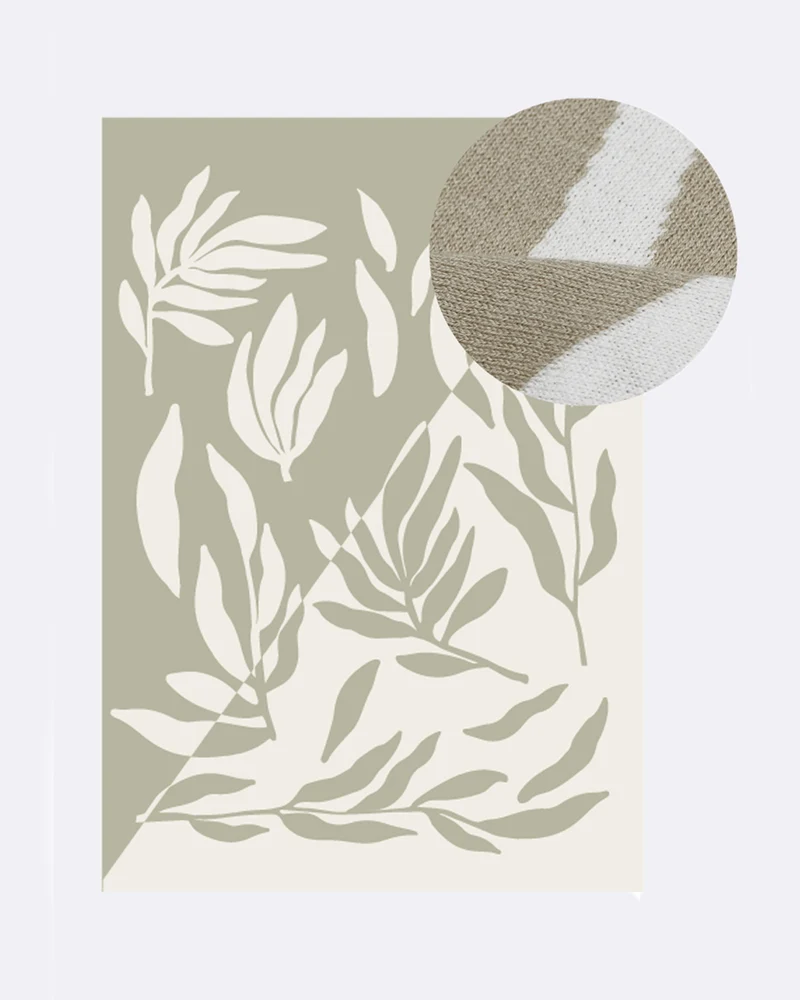 Decke Desert Leaves