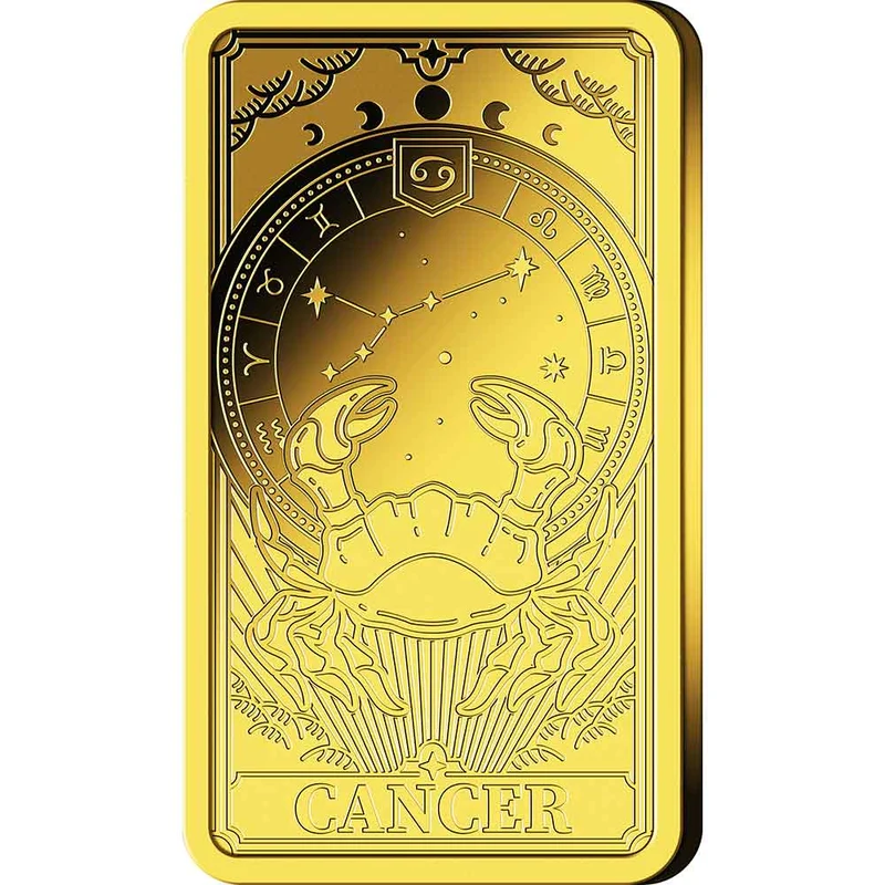 Goldbarren Sternzeichen mit Zertifikat