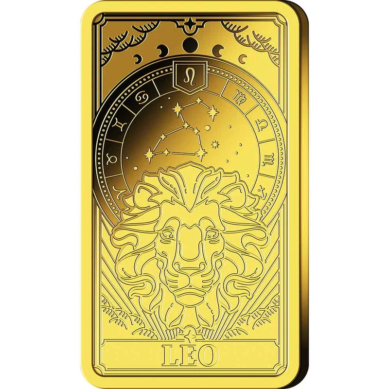 Goldbarren Sternzeichen mit Zertifikat