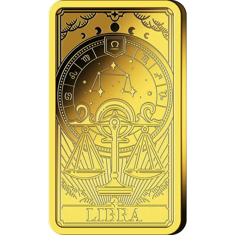 Goldbarren Sternzeichen mit Zertifikat