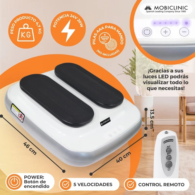 Beintrainer | Elektrisch | Mit Fernbedienung | 5 Geschwindigkeiten | LEGFIT | Mobiclinic