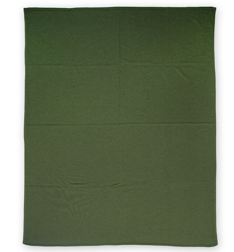 Decke 140x180cm RL uni, grün
