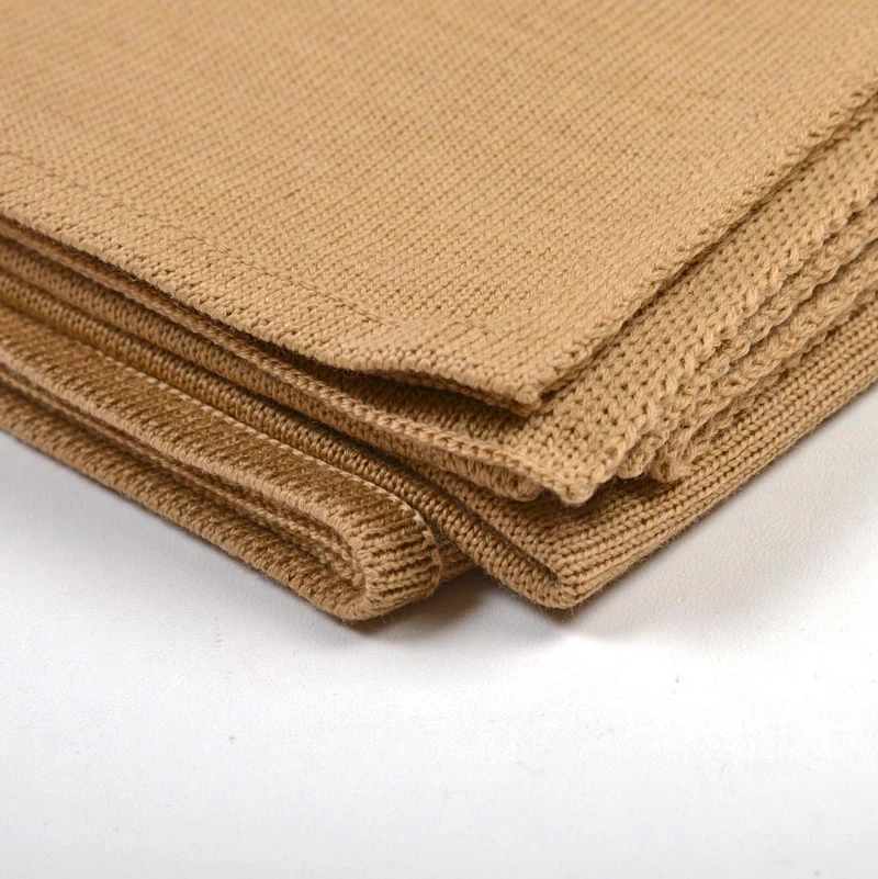 Decke 140x180cm RL uni, camel
