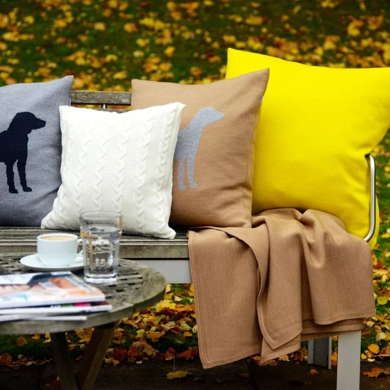 Decke 140x180cm RL uni, camel