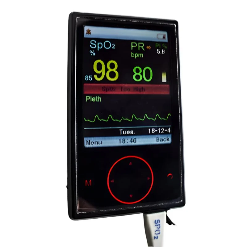 Pulsoximeter | Digital | TFT-Display | Lithium-Akku | Schwarz | Mobiclinic