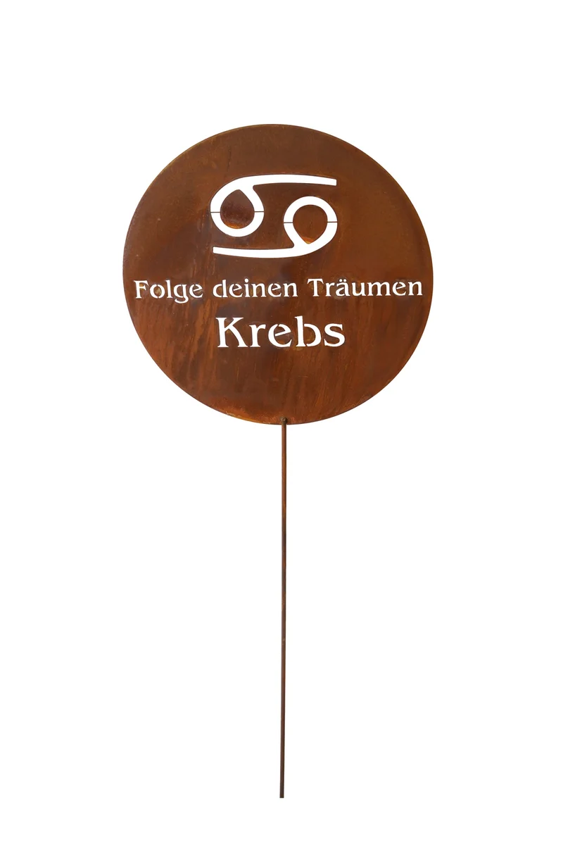 Gartenstecker Sternzeichen Edelrost