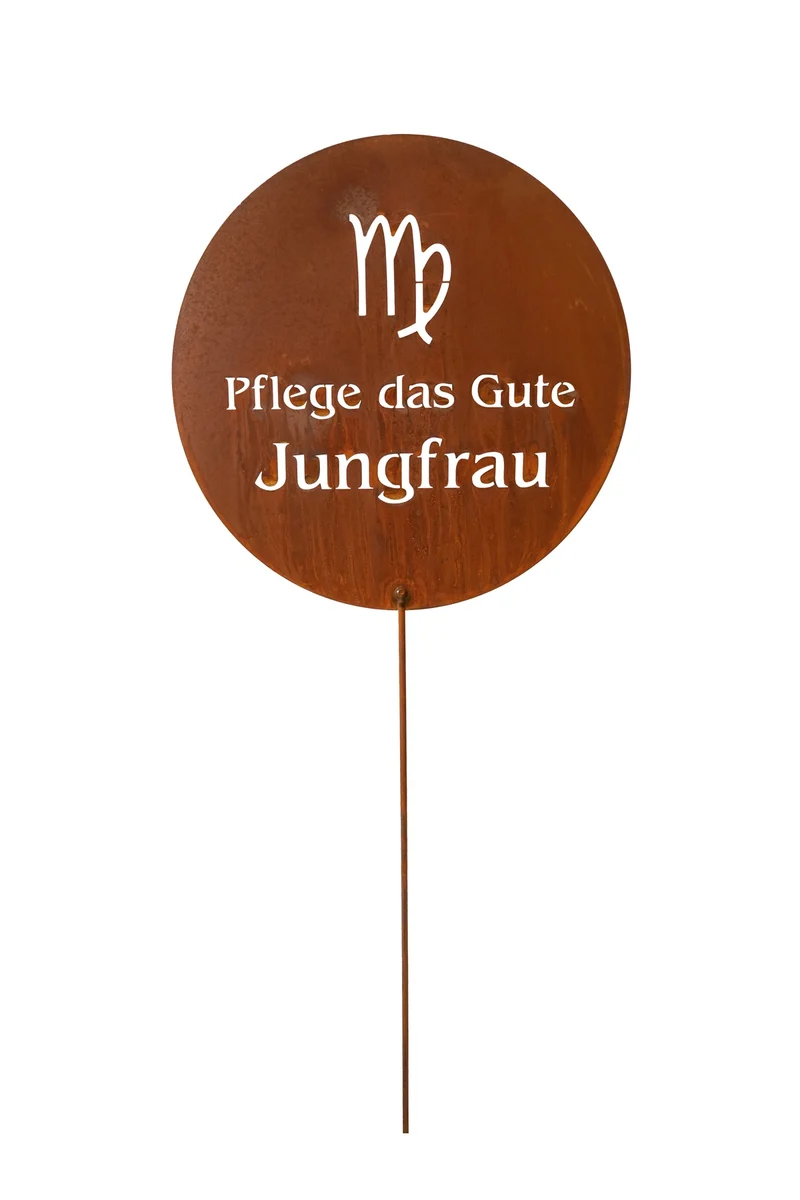 Gartenstecker Sternzeichen Edelrost
