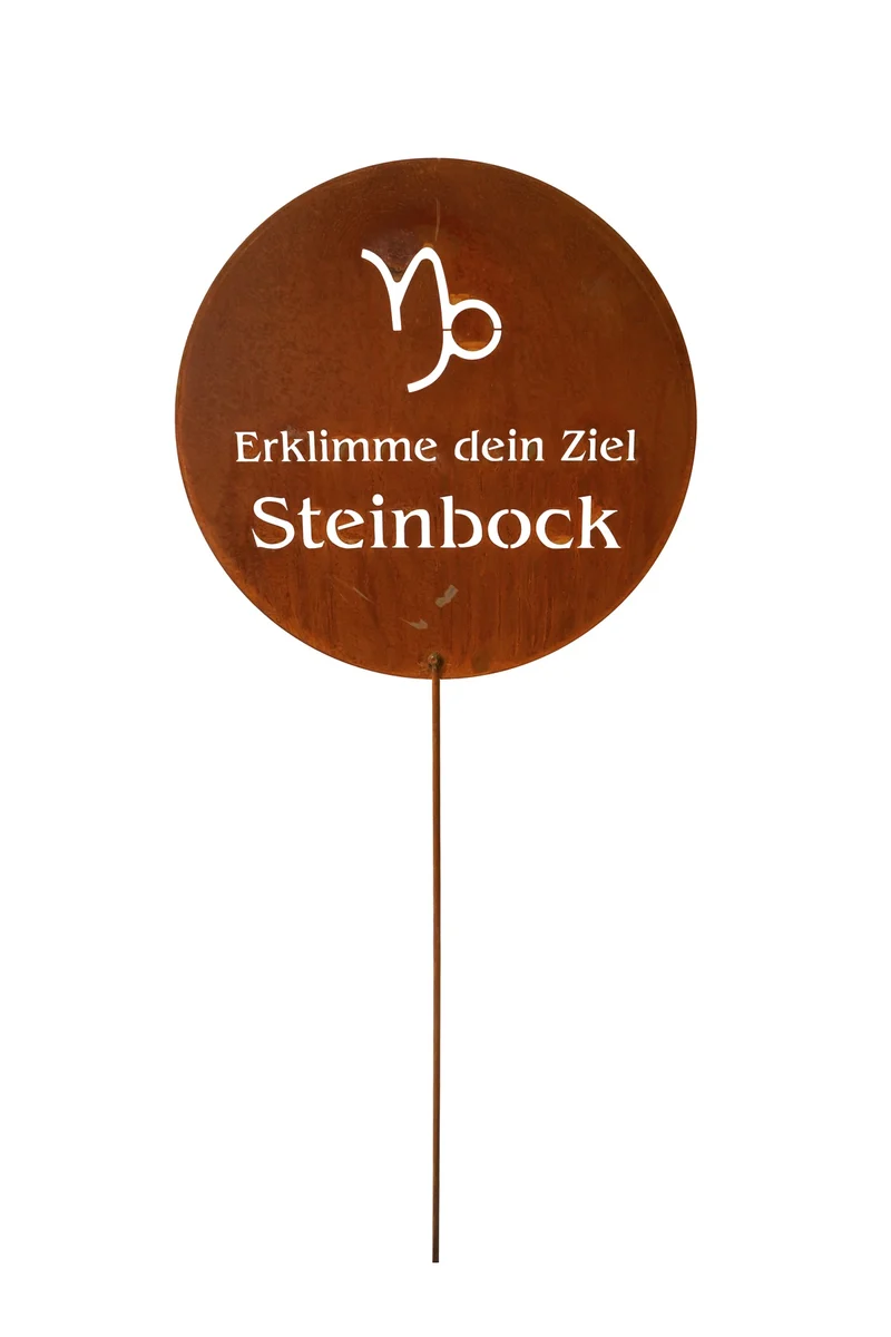 Gartenstecker Sternzeichen Edelrost