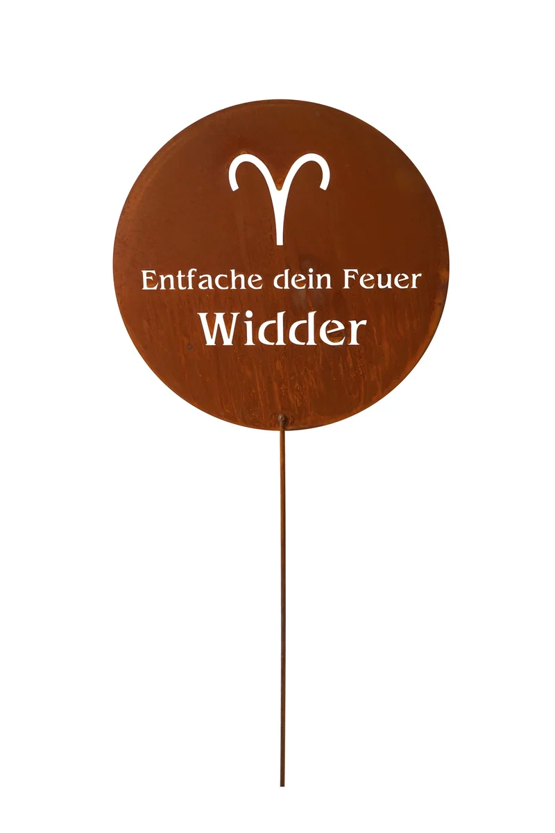 Gartenstecker Sternzeichen Edelrost