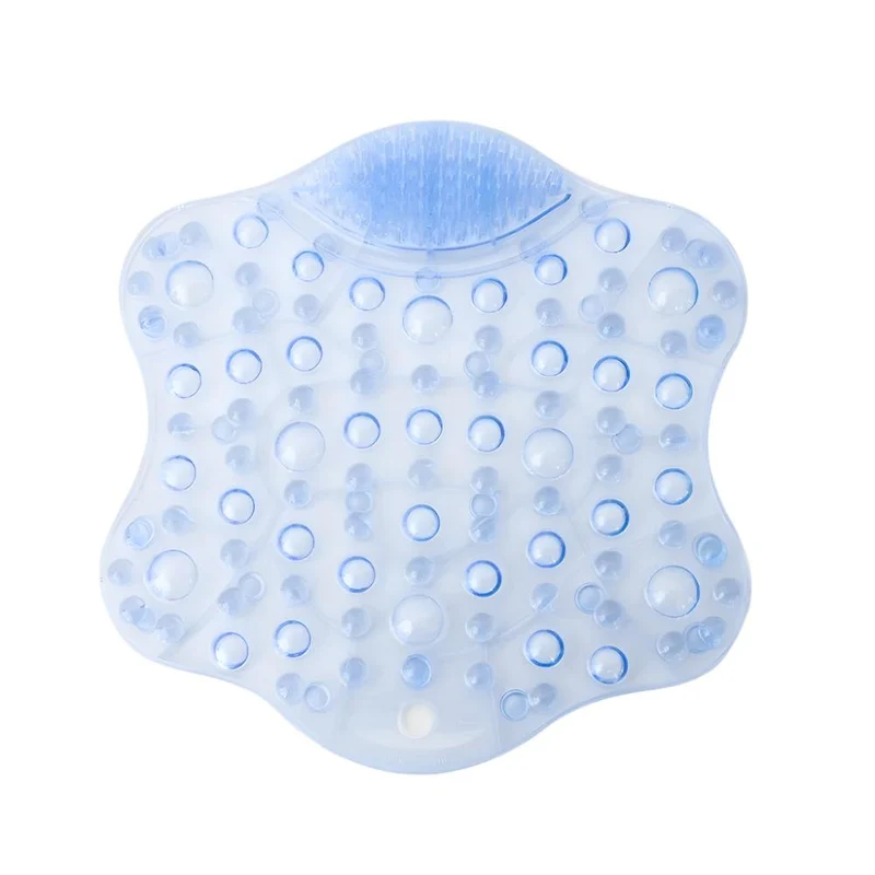 Antirutschmatte aus Gummi für die Dusche | Massageeffekt | Blau