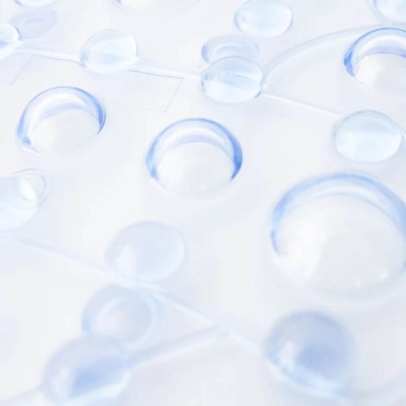 Antirutschmatte aus Gummi für die Dusche | Massageeffekt | Blau