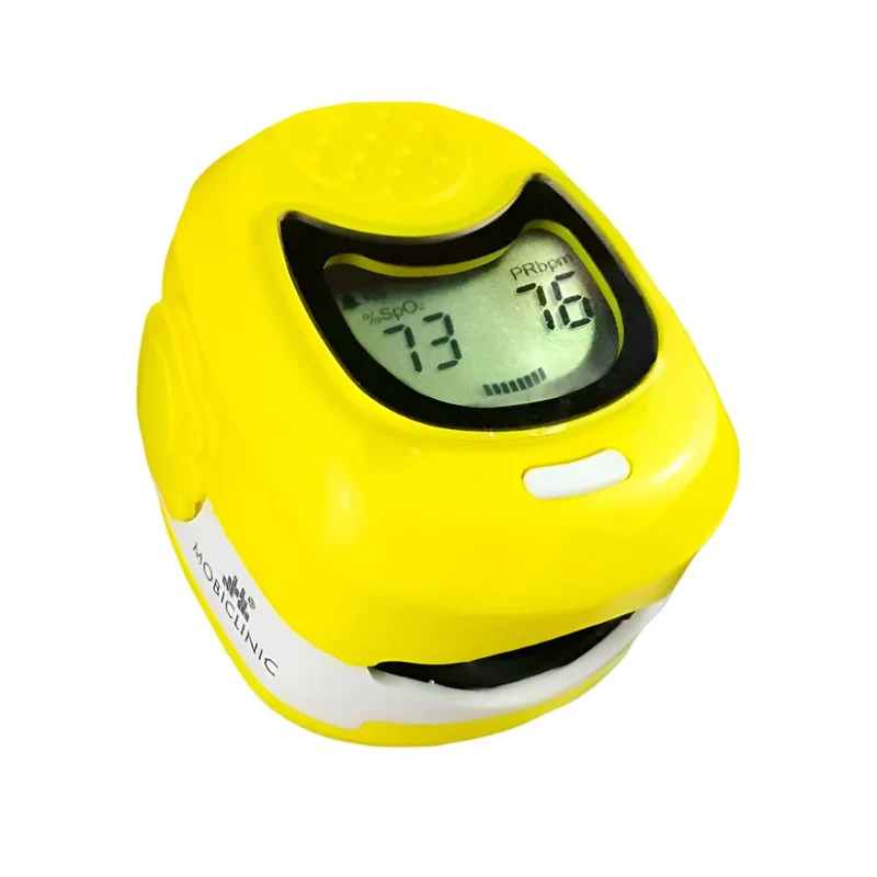 Pulsoximeter | Kinder | LCD Display | Herzfrequenz und Balkendiagramm | PX-03 | Mobiclinic