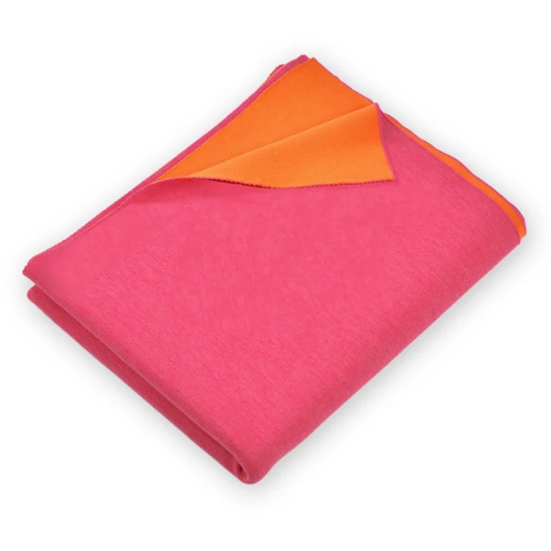 Decke 140x180cm Doubleface, orange/magenta