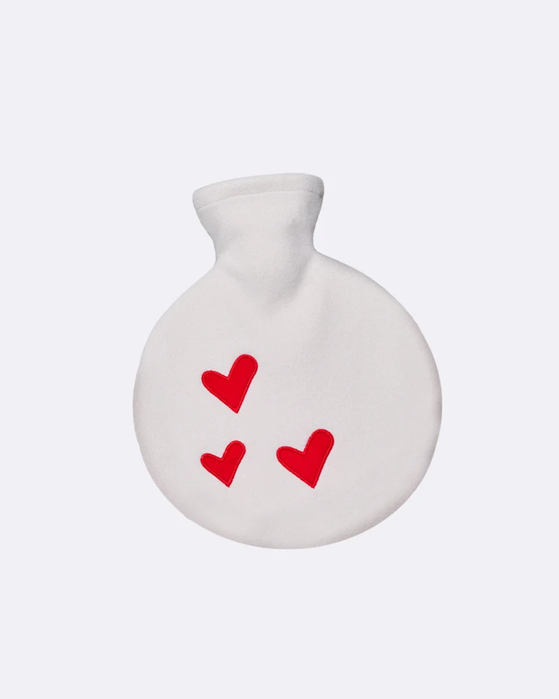 hot water bottle heartwarming