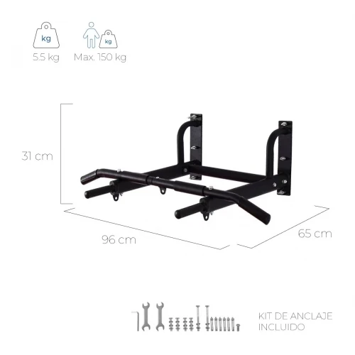 Home Gym Fitness Pack | Elastic Tubes | Pedalier | Klimmzugstangen | Mobiclinic