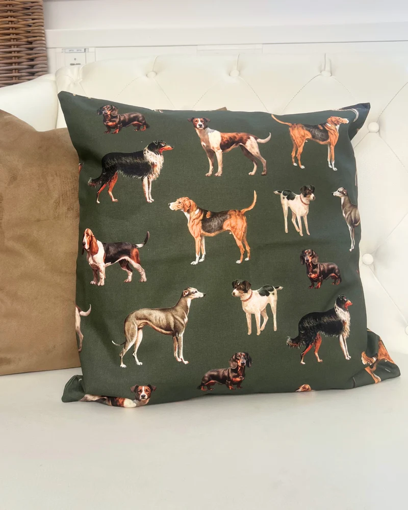 Hunde Kissenbezug "Hunter 50x50" von Sander Table + Home