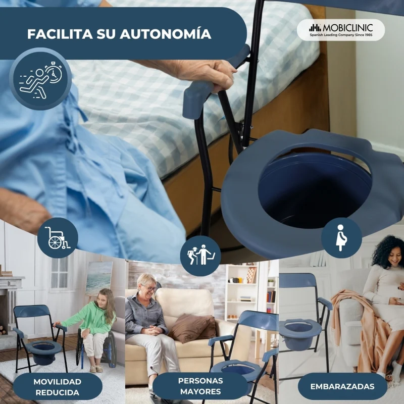 Toilettenstuhl | Toilettensitz | Armlehnen | Timón | Mobiclinic