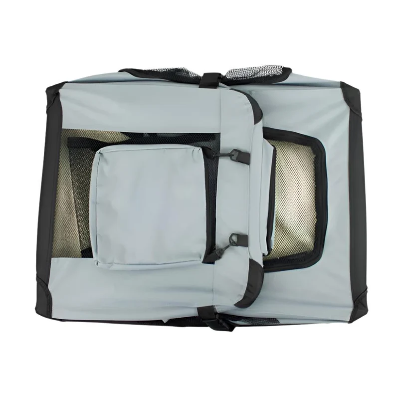 Transportbox für Haustiere | div. Größen | Unterschiedliches max. Gewicht | Faltbar | Grau | Modell: Balú | Mobiclinic