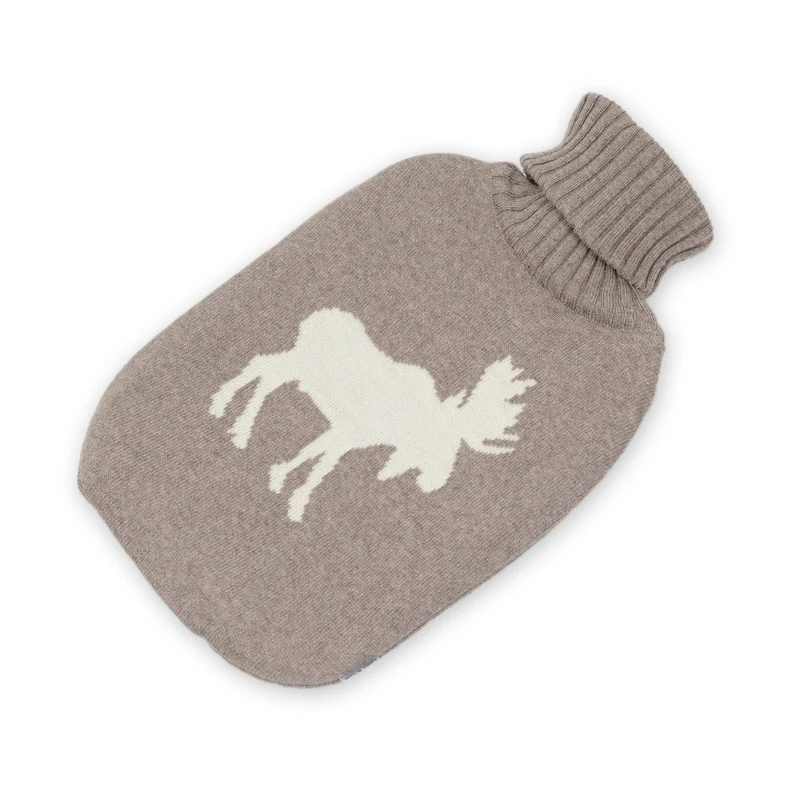 Wärmflasche 2l Elk, beige/weiß