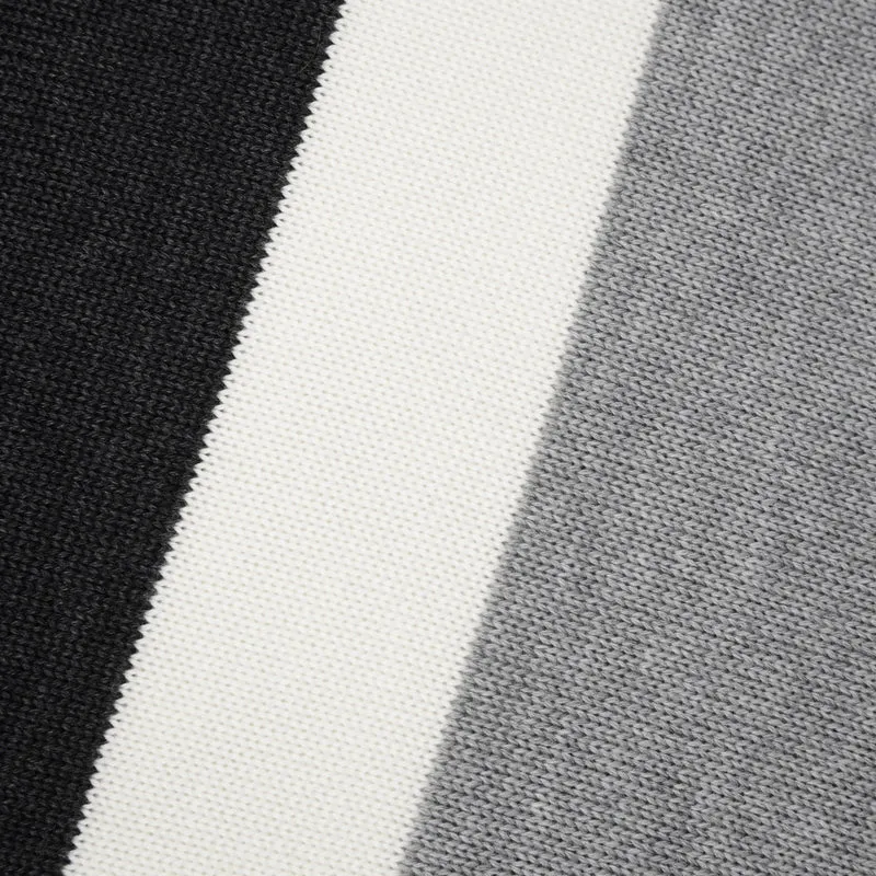 Kissenhülle 50x50cm Trio, grau/dunkelgrau/weiß