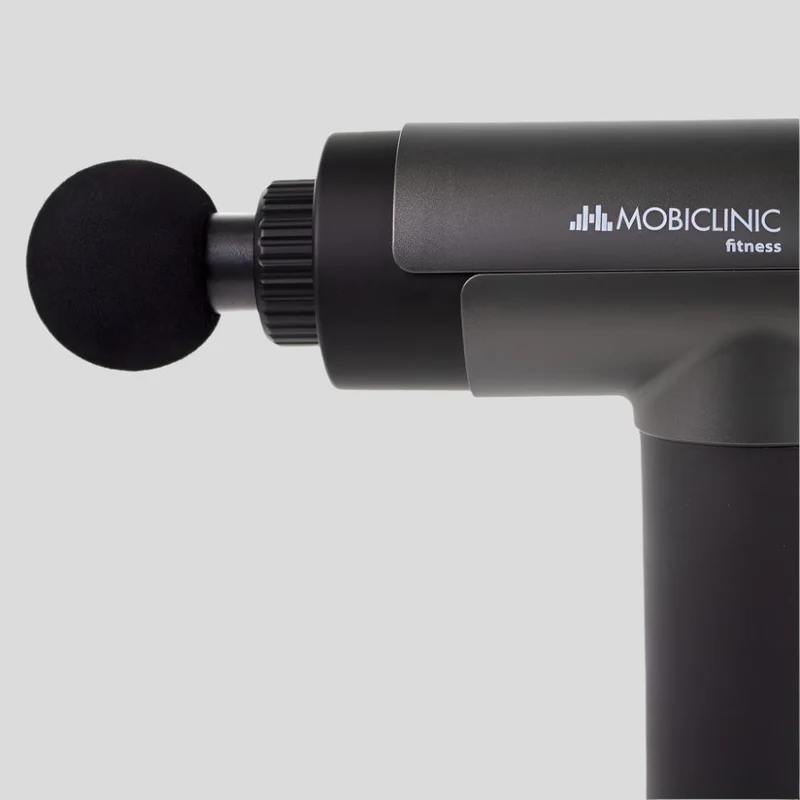 Massagepistole | Tragbar | LCD-Bildschirm | 6 Aufsteckköpfe | 30 Stufen | Modell: PS-01 | Mobiclinic