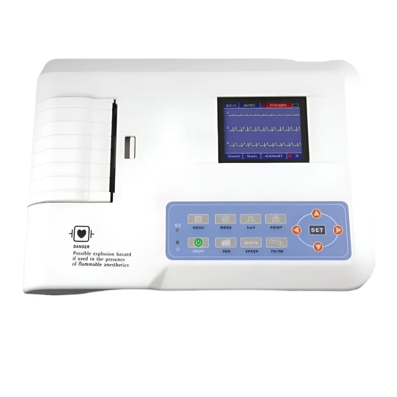 Elektrokardiograph ECG300G 3 Kanal EKG | LCD Bildschirm | Drucksystem | MB300G | Mobiclinic