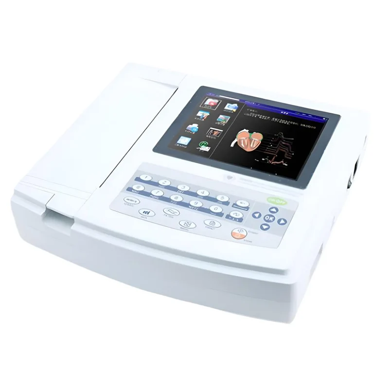 Elektrokardiograph ECG1200G 12/6/3-Kanal | EKG | Bildschirm |12 Leitungen | Mobiclinic