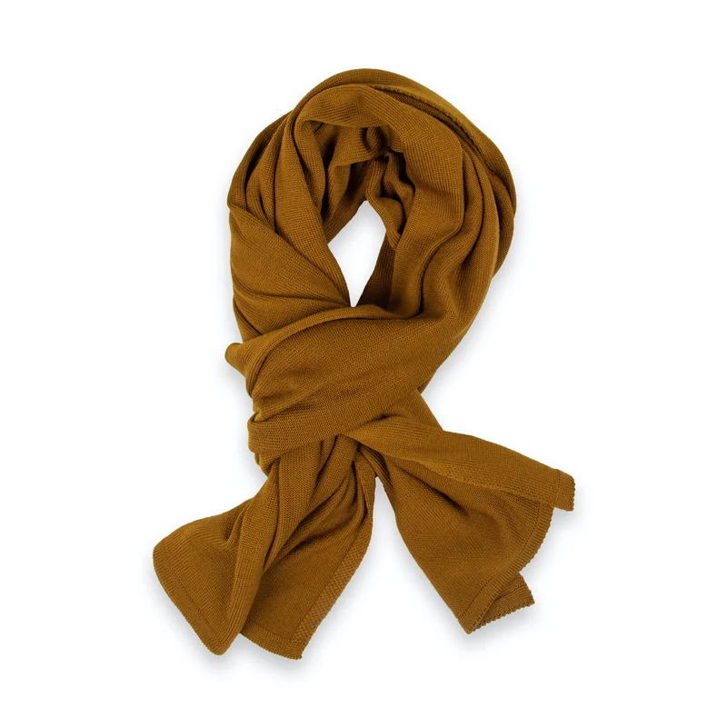 Schal unisex, 70x200cm, caramel