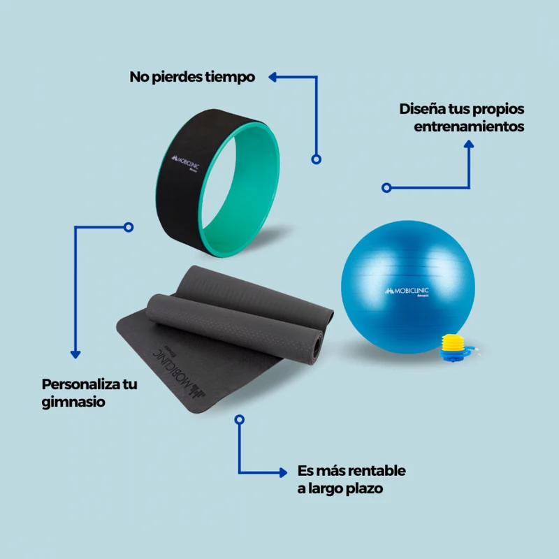 Yoga-Pilates-Pack | Pilates-Pellet | Yoga-Stretcher | Yoga-Dehner| Mobiclinic