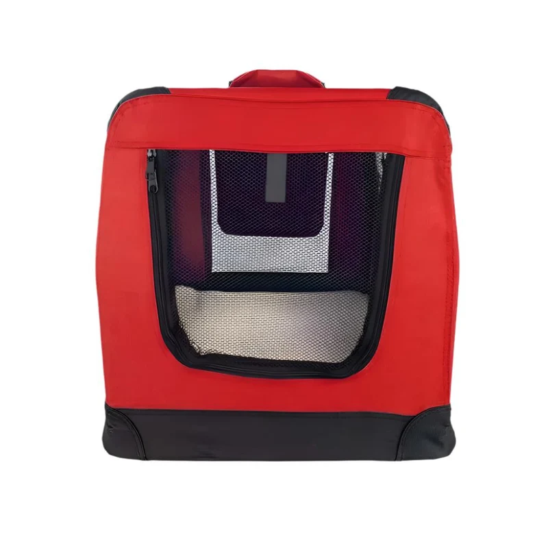 Transportbox für Haustiere | div. Größen | Unterschiedliches max. Gewicht| Faltbar | Rot | Modell: Balú | Mobiclinic