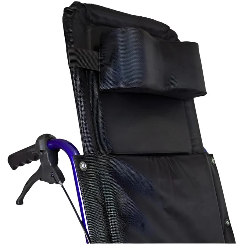 Pflegerollstuhl | Faltbar | Fußstütze | Armlehnen | Stahl | Schwarz | Esfinge | Mobiclinic