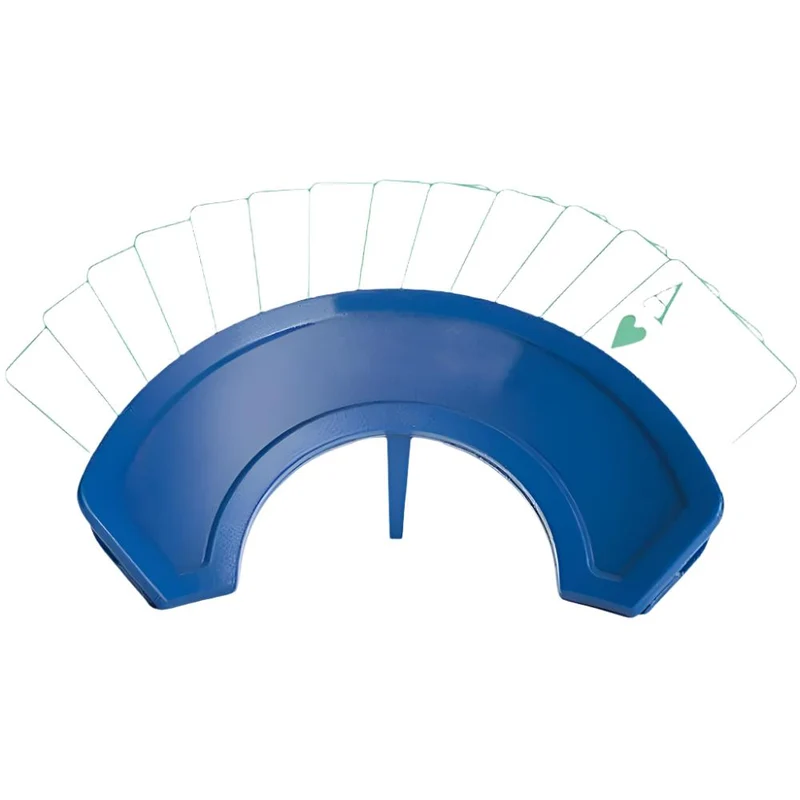 Spielkartenhalter | Gebogen | Blau