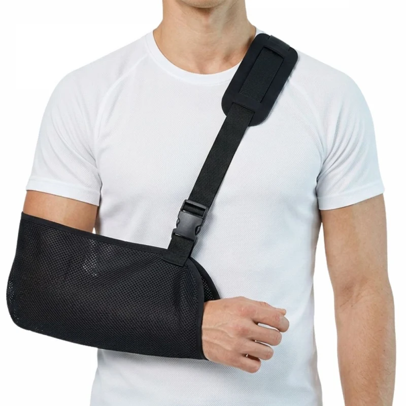 Tragetuch für Erwachsene | beidhändig tragbar | verstellbar | latexfrei | 3D-Mesh| Einheitsgröße | schwarz | Mobiclinic