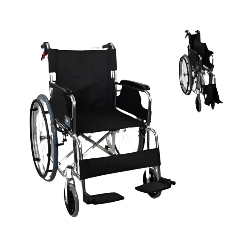 Rollstuhl | Aluminium | Faltbar | Mit Bremsen | Arm- und Fußstützen | Ultraleicht | Palacio | Mobiclinic