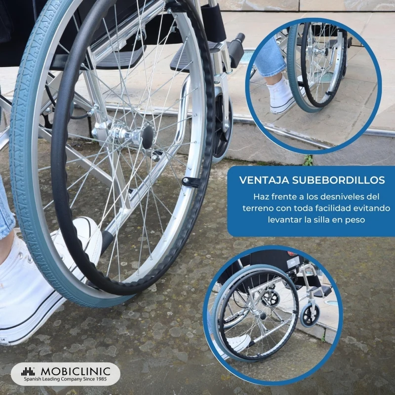 Rollstuhl | Aluminium | Faltbar | Mit Bremsen | Arm- und Fußstützen | Ultraleicht | Palacio | Mobiclinic