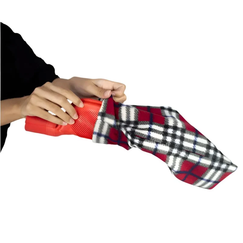 Wärmflasche | Flexibel und resistenten Materialien | schottisch Muster | Mobiclinic
