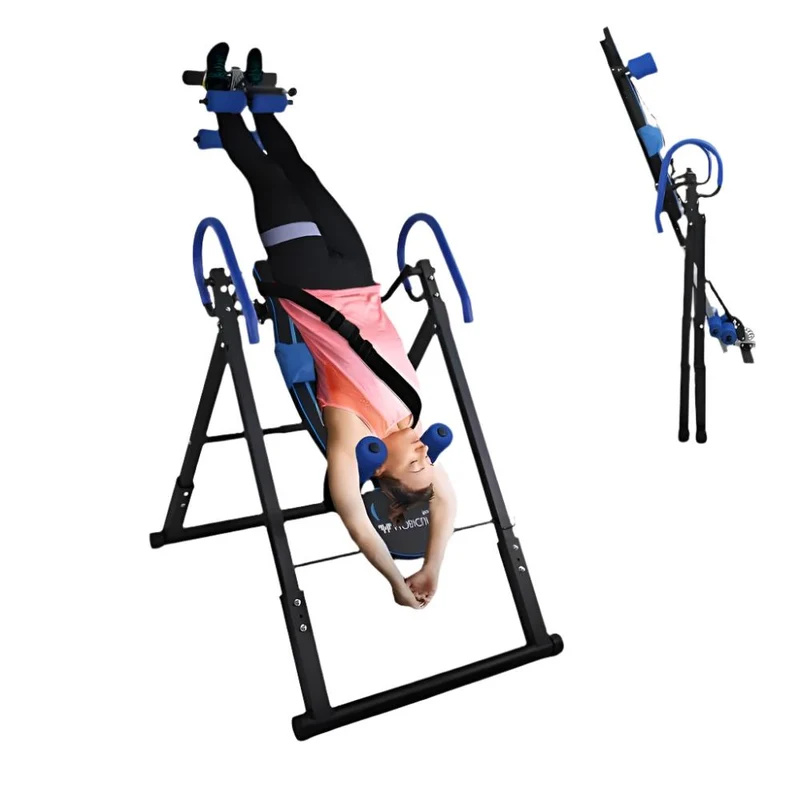 Inversionstisch |Klappbar|Verstellbar 131–190 cm |Max. 150 kg|Neigung 180º| Maximale Sicherheit| Stahl |Flexicare |Mobiclinic