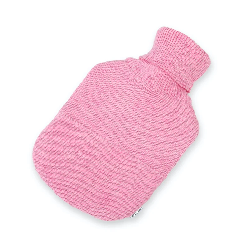 Baby/Kinderwärmflasche Valerie, rosa meliert