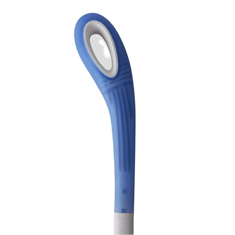 Duschbürste | Langer Griff | Ergonomisch | Weiß und Blau |