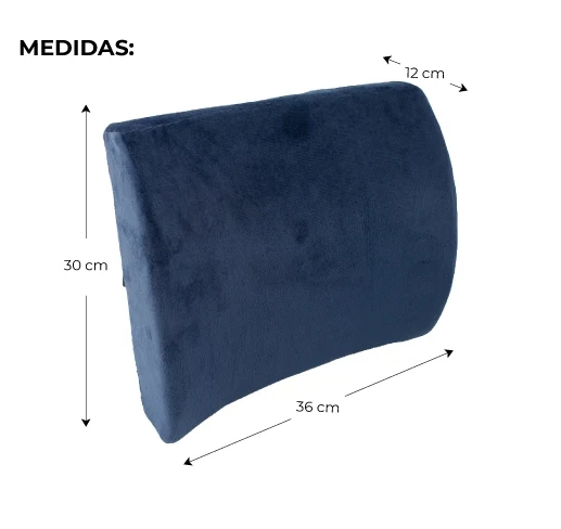 Lendenkissen | Viscoelastischer Schaumstoff | Exklusives Design | Visco | Mobiclinic