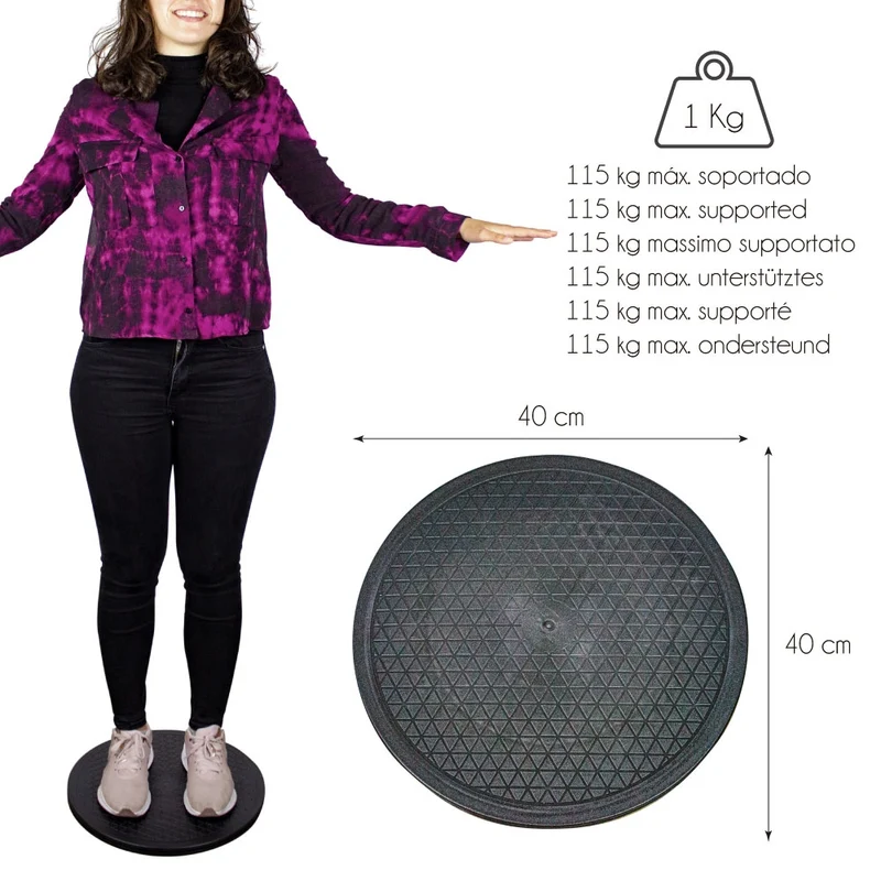 Drehscheibe | 360º Umdrehung | 40 cm Durchmesser