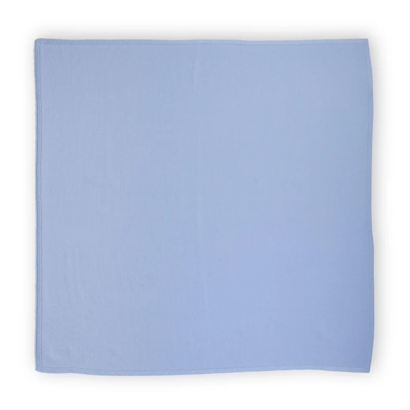 Baby/Kinderdecke 90x90cm Valerie, hellblau