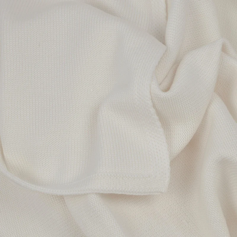 Baby/Kinderdecke 90x90cm Valerie, weiß