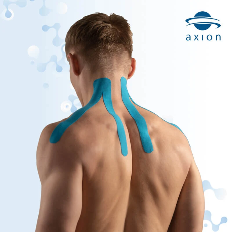 120 Streifen Kinesiologie-Tape 5cm breit 25cm lang Precut auf 6 Rollen in mehreren Farben von axion