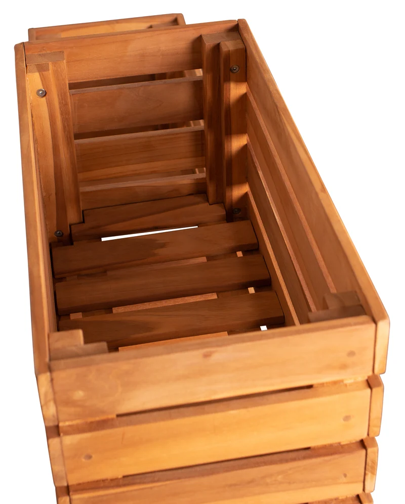 Hochbeet "Teak", 4-etagig