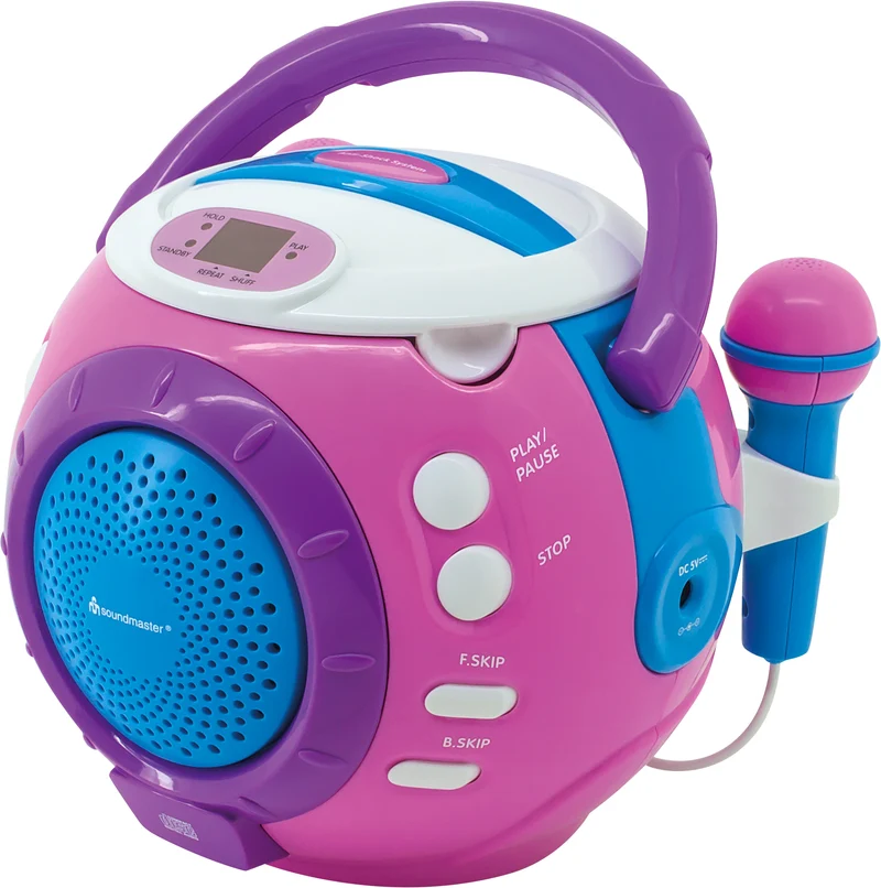 Kinder-CD-Player mit Mitsing-Funktion