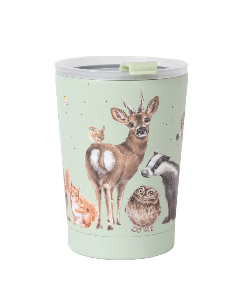 Waldtiere Thermosbecher To Go "Woodland" von Wrendale Designs